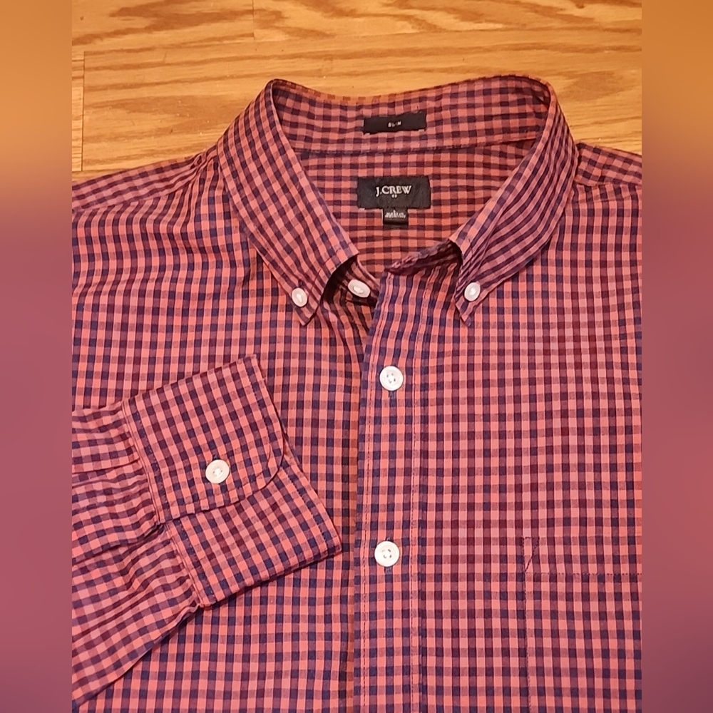 J.crew slim fit button-down dress shirt lg